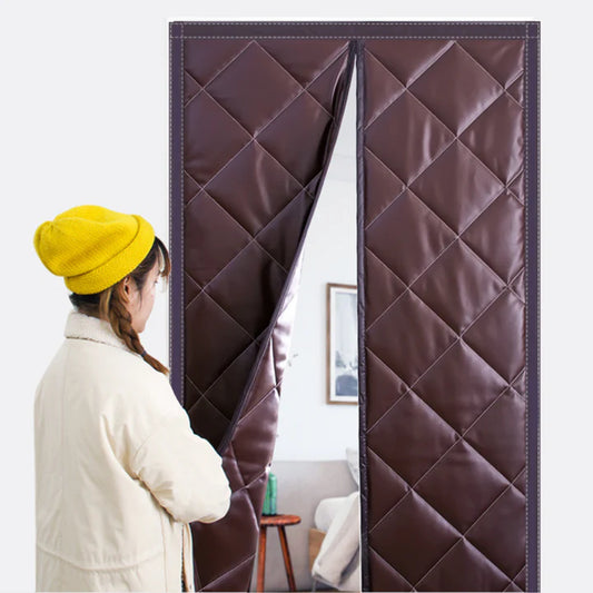 Magnetic Thermal Door Curtain Insulation – Draft Stopper Cover
