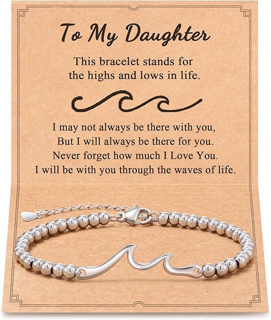 Your Awesome Life Tarsus Wave Bracelet for Daughter