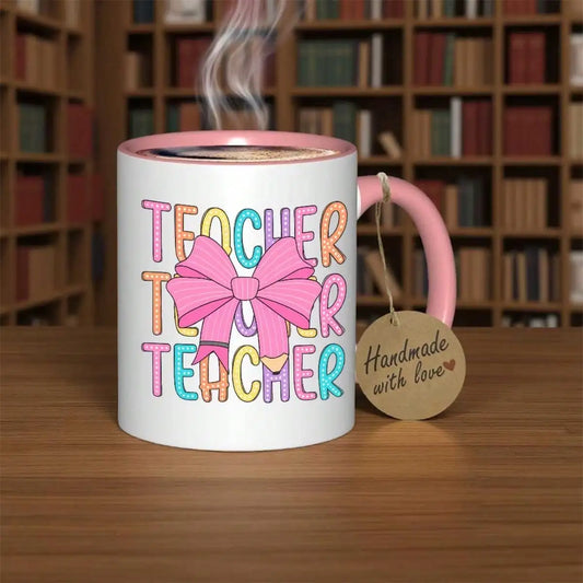 11oz Teacher Appreciation Ceramic Coffee Mug Reusable Gift Cup