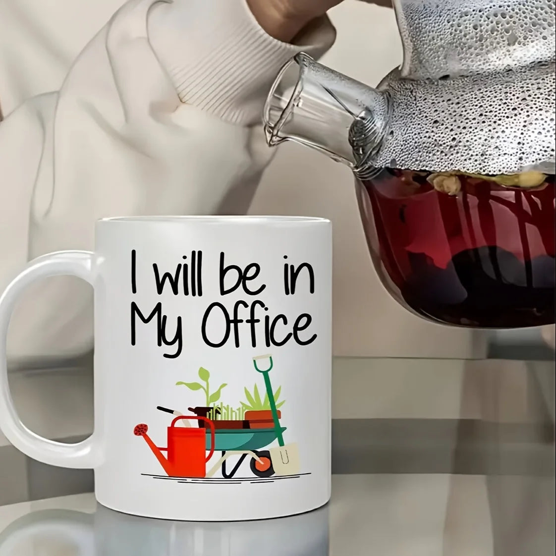 Funny Gardening Coffee Mug Garden Lover Ceramic Cup 11oz Gift