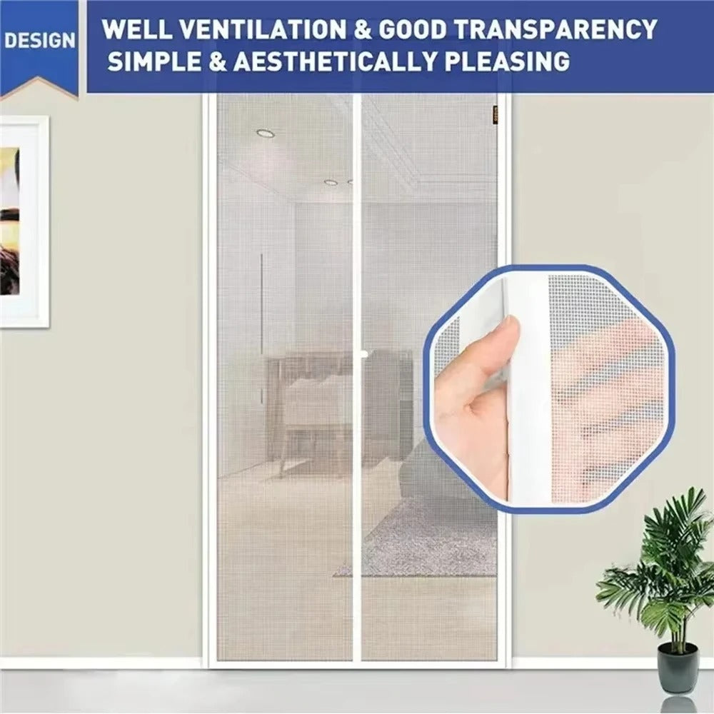 Magnetic Door Mosquito Net Curtain – Insect Screen Mesh
