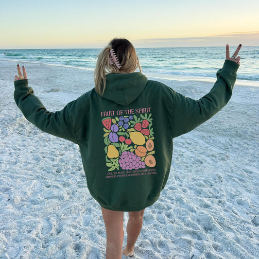 Fruit of the Spirit Hoodie Christian Sweatshirt Bible Verse Hoodie