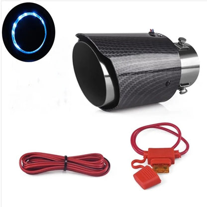 Rechargeable Exhaust pipe with light