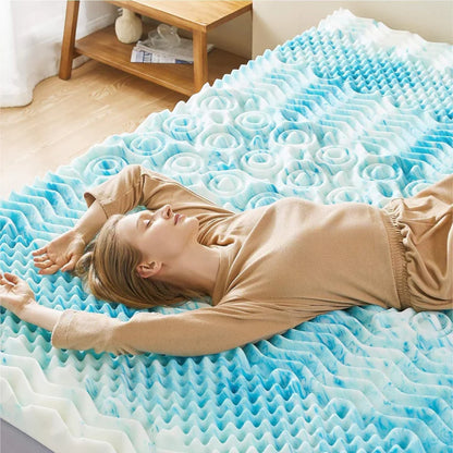 Cooling Egg Crate Foam Mattress Topper