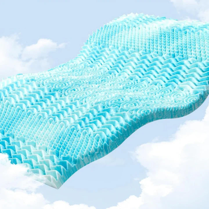 Cooling Egg Crate Foam Mattress Topper