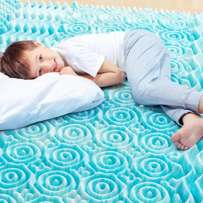 Cooling Egg Crate Foam Mattress Topper