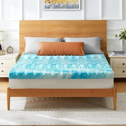Cooling Egg Crate Foam Mattress Topper