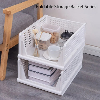 Stackable Plastic Drawer Organizer – Clear Closet Storage Bin