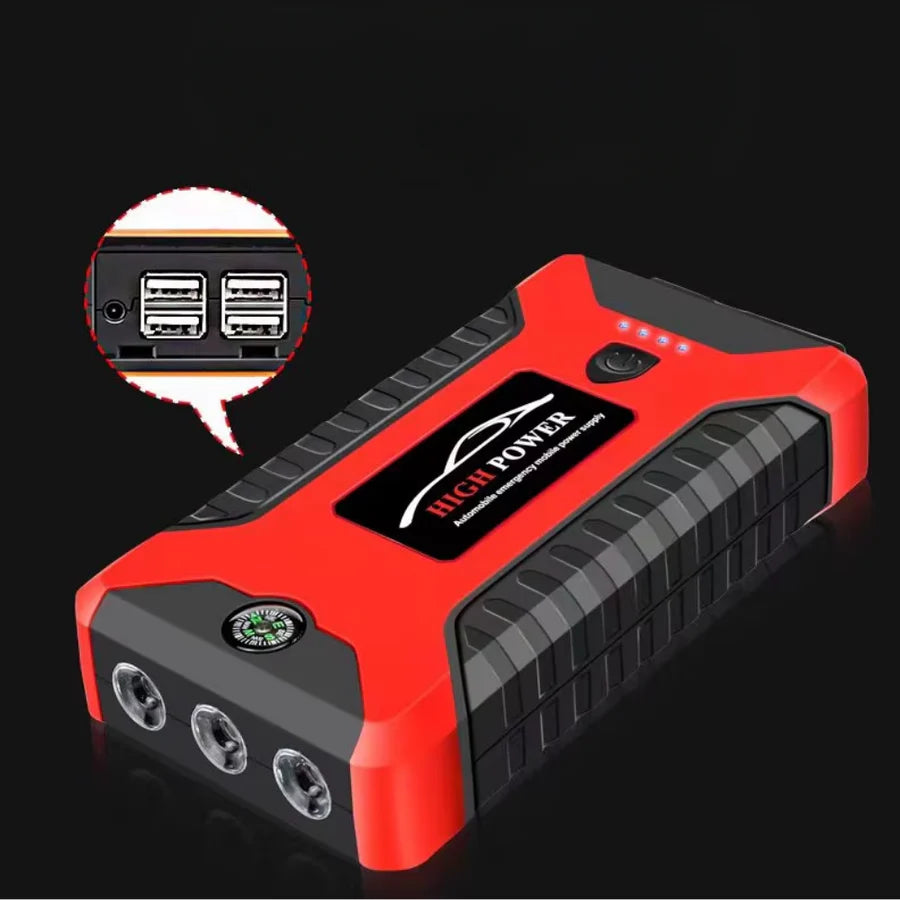 Car Jump Starter Portable Kit for Emergency Battery Boost