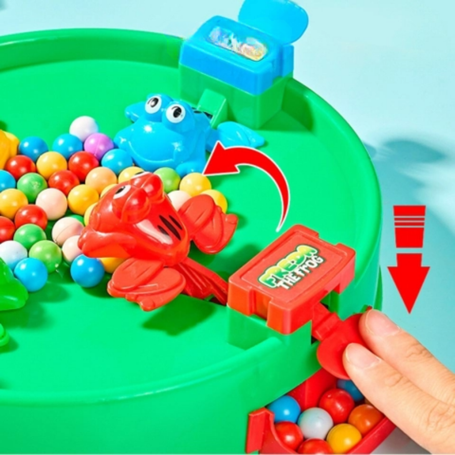 Frog Racing Marble Game Kids Interactive Family Board Toy