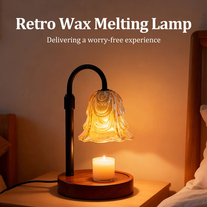 Flower Dimmable Candle Warmer Lamp