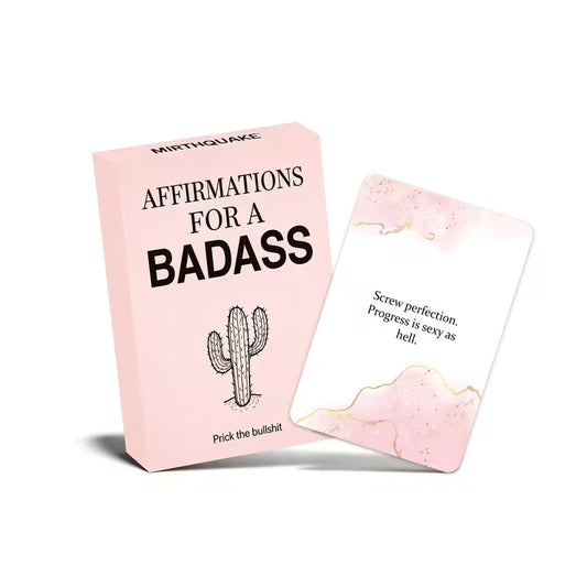 Confident Women Motivation Cards | Funny Inspirational Quote Set