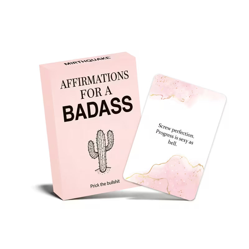 Confident Women Motivation Cards | Funny Inspirational Quote Set