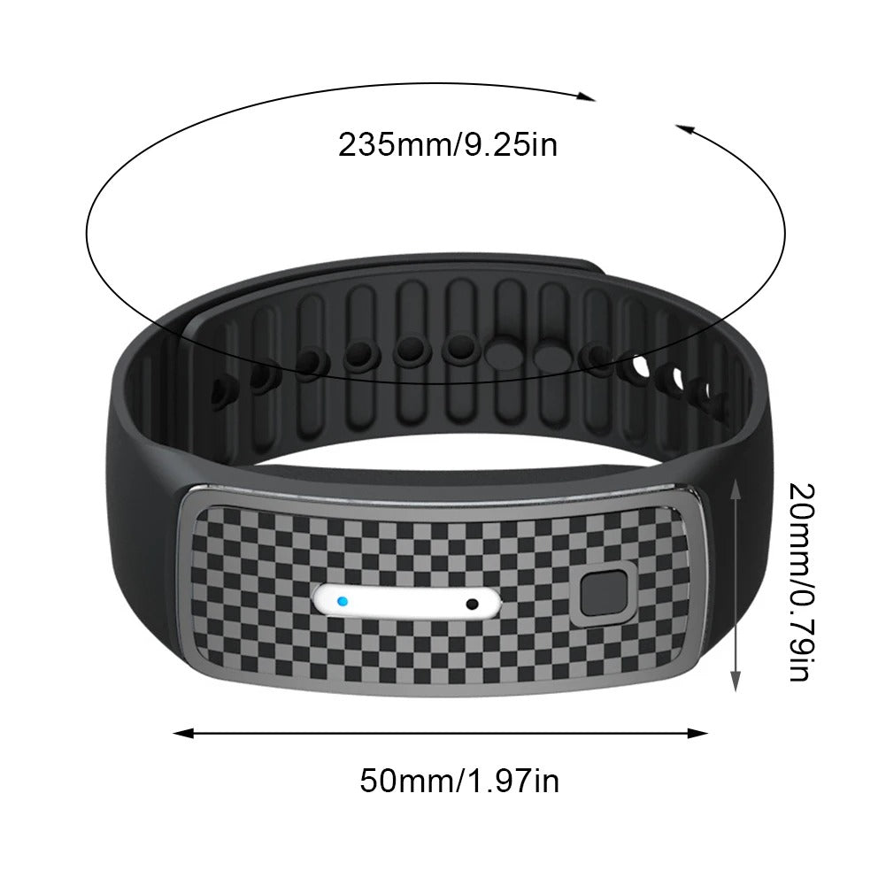 Ultrasonic Mosquito Repellent Bracelet USB Rechargeable