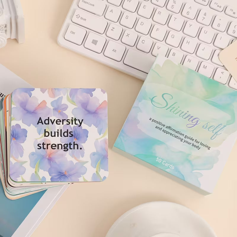 50 Motivational Affirmation Cards for Women | Daily Inspiration Set