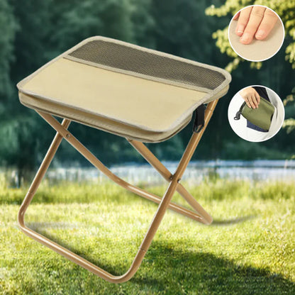Foldable Portable Outdoor Stool Lightweight Compact Camping Chair