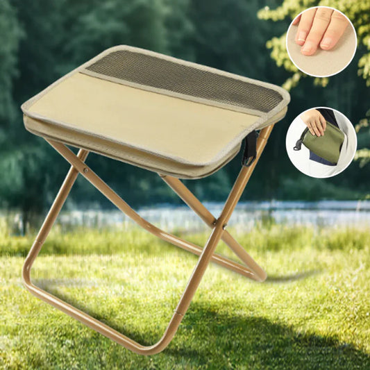 Foldable Portable Outdoor Stool Lightweight Compact Camping Chair
