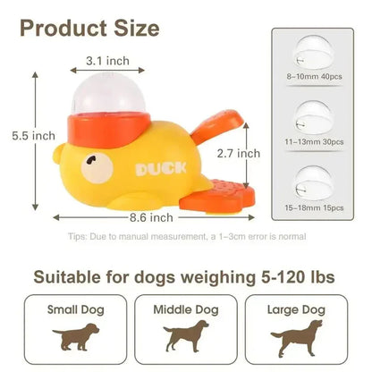 Interactive Dog Puzzle Feeder Toy – Slow Feed Treat Dispenser