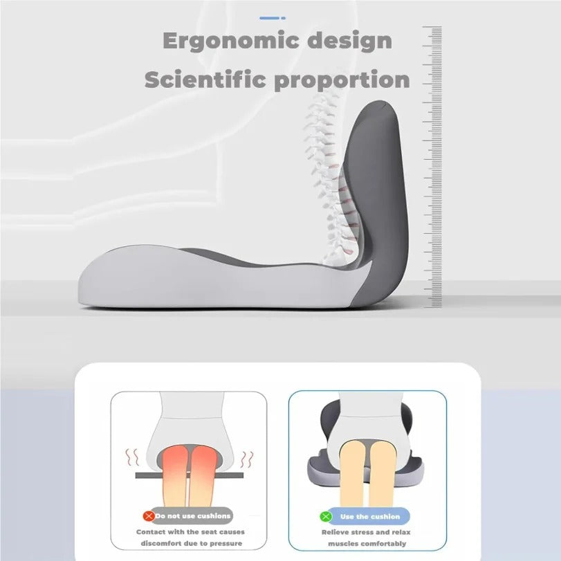 Ultra Soft Seat Cushion for Chair, Office & Car Use