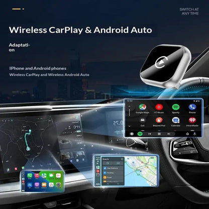 AutoLink Wireless CarPlay & Android Auto Adapter USB Plug