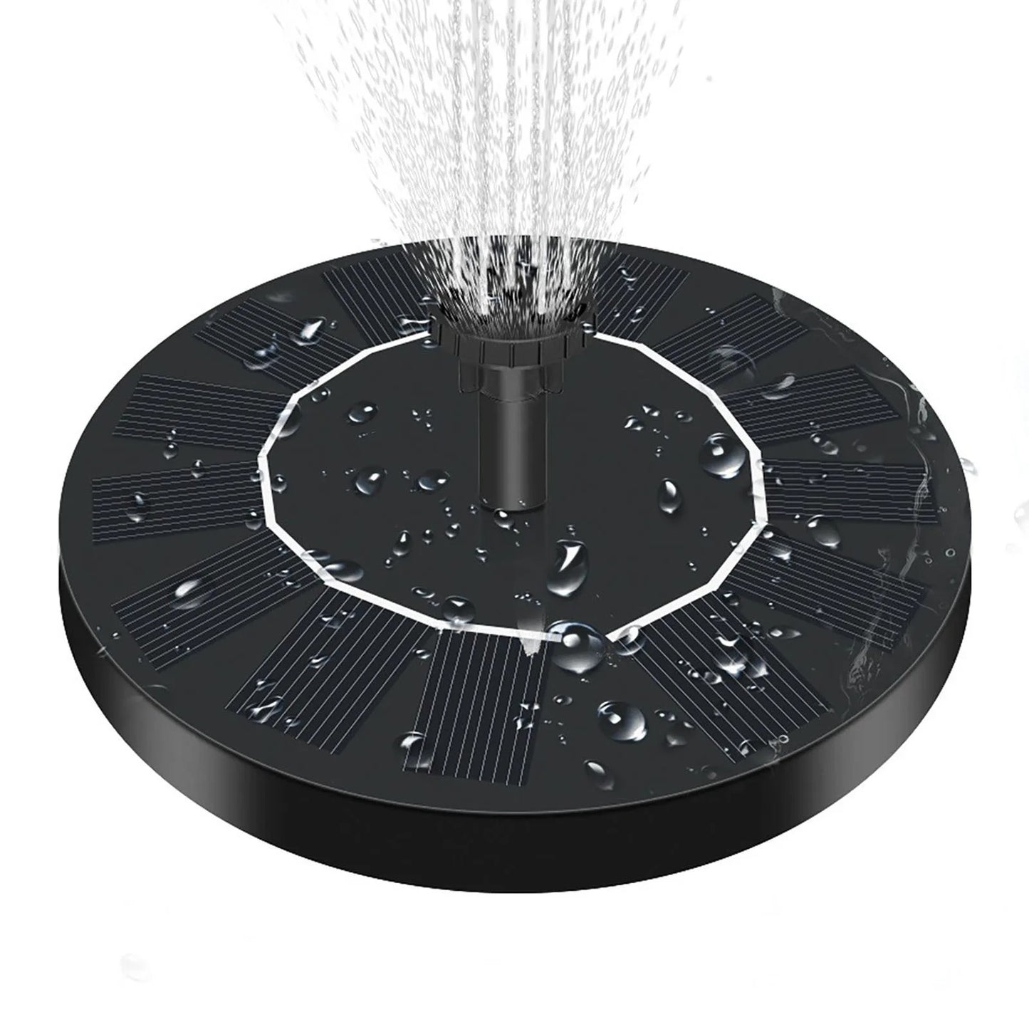 Solar-powered water fountain for Garden Birdbath & Outdoor Pond