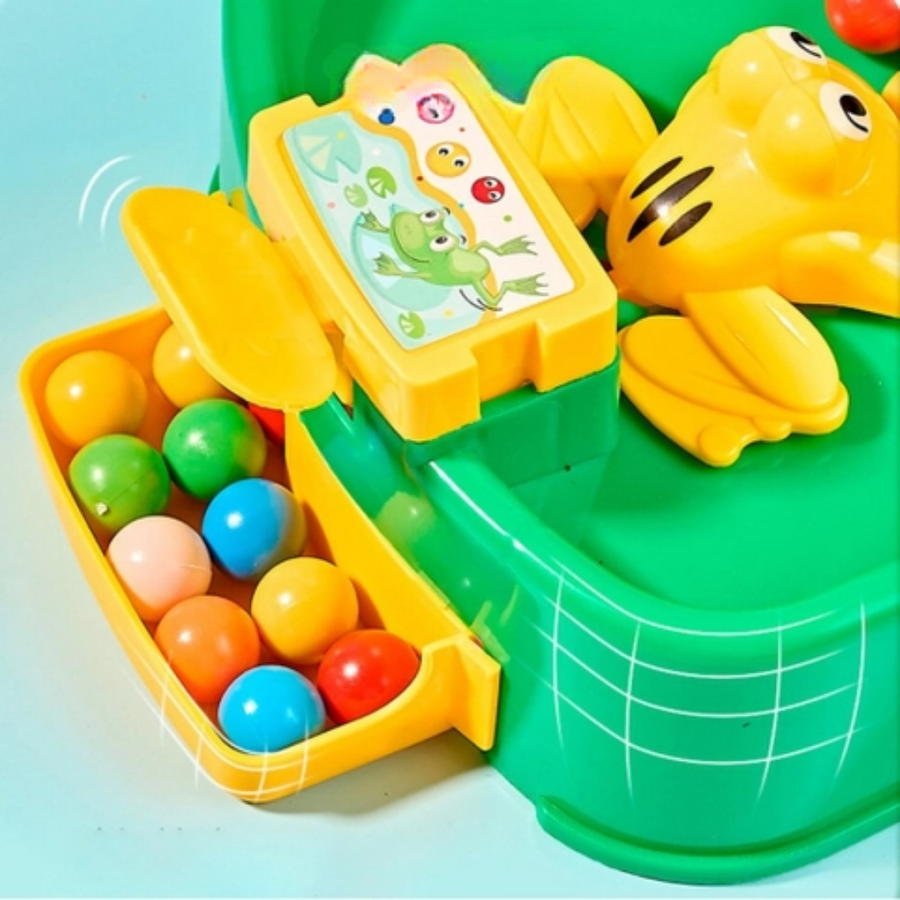Frog Racing Marble Game Kids Interactive Family Board Toy