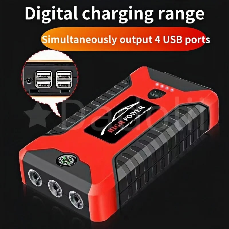 Car Jump Starter Portable Kit for Emergency Battery Boost
