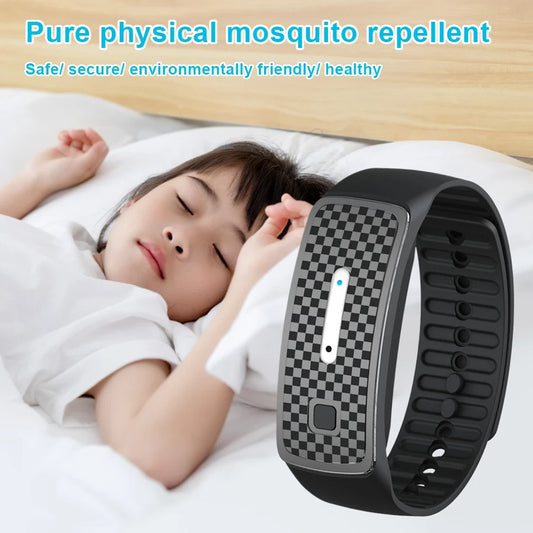 Ultrasonic Mosquito Repellent Bracelet USB Rechargeable