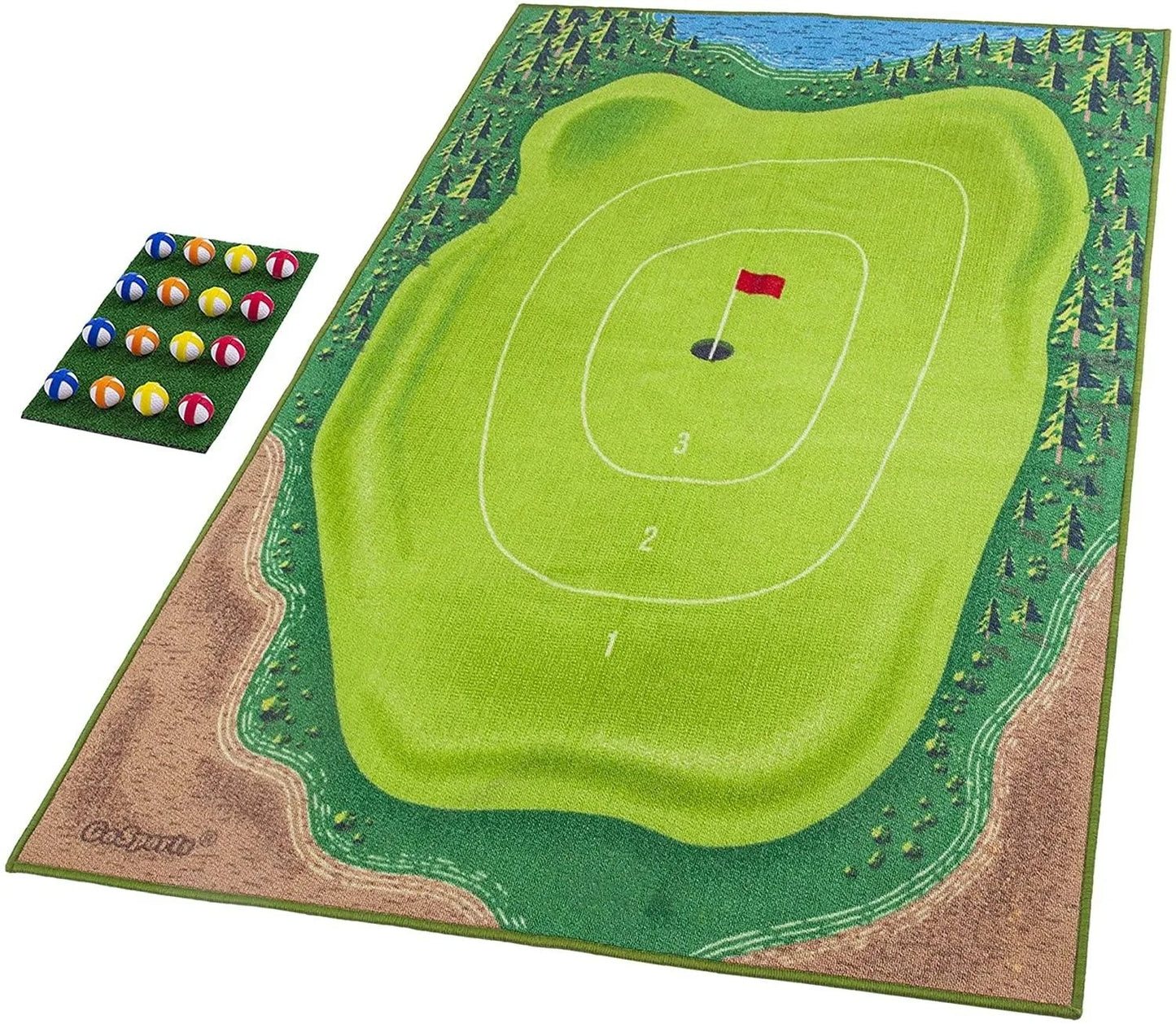 Portable Golf Chipping Game Set for Indoor Outdoor Family Fun