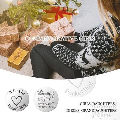 Pocket Hug Token Keychain – Inspirational Gift for Women & Men