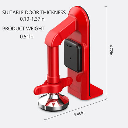 Portable Door Stop Alarm Security Device