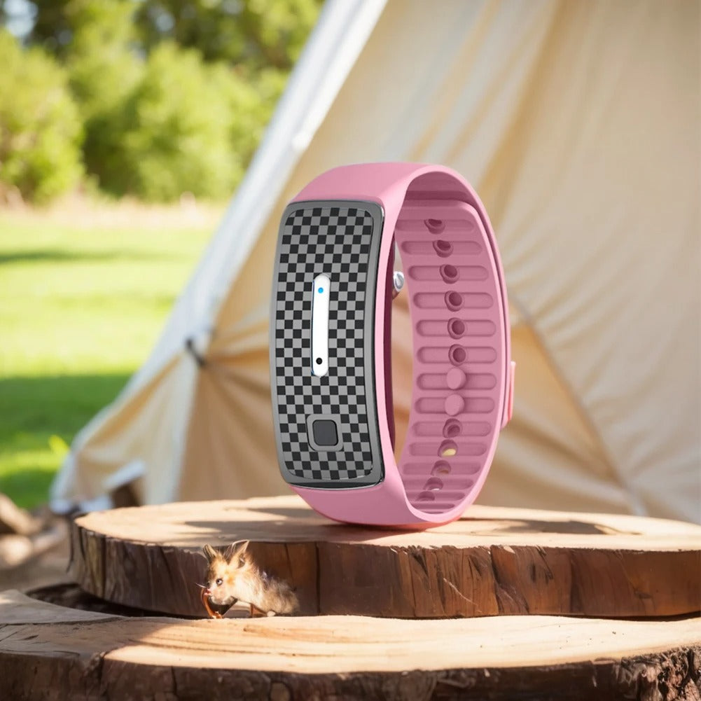 Ultrasonic Mosquito Repellent Bracelet USB Rechargeable