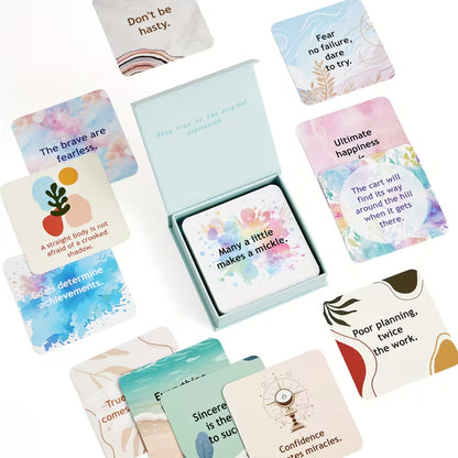 50 Motivational Affirmation Cards for Women | Daily Inspiration Set