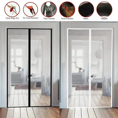 Magnetic Door Mosquito Net Curtain – Insect Screen Mesh