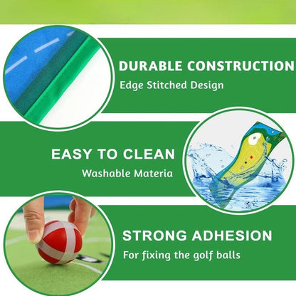 Portable Golf Chipping Game Set for Indoor Outdoor Family Fun