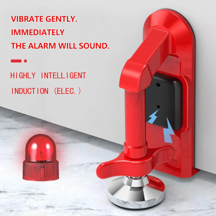 Portable Door Stop Alarm Security Device