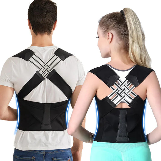 Adjustable Posture Support Brace for Shoulder & Back Alignment