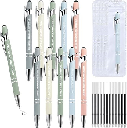 Funny Sarcastic Pens Set – 30 Pcs Ballpoint & Stylus Gift Pack