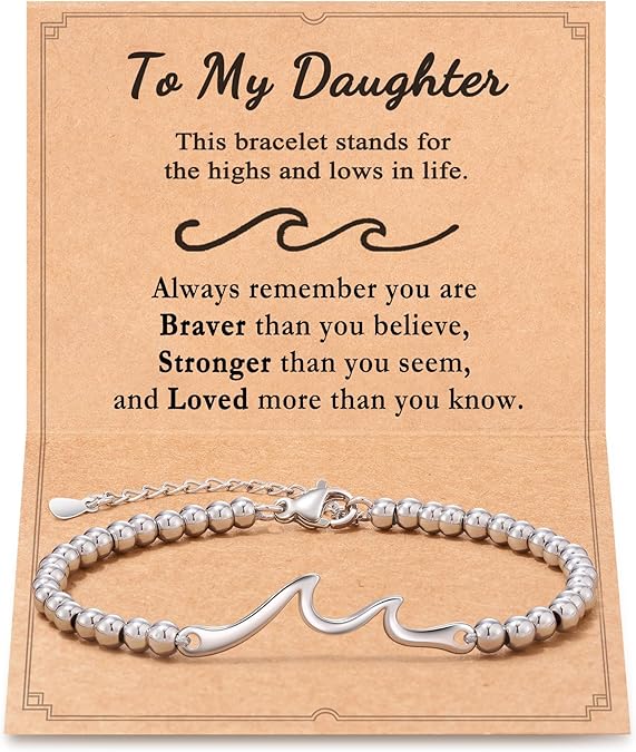 Your Awesome Life Tarsus Wave Bracelet for Daughter