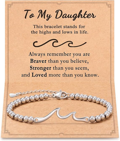 Your Awesome Life Tarsus Wave Bracelet for Daughter