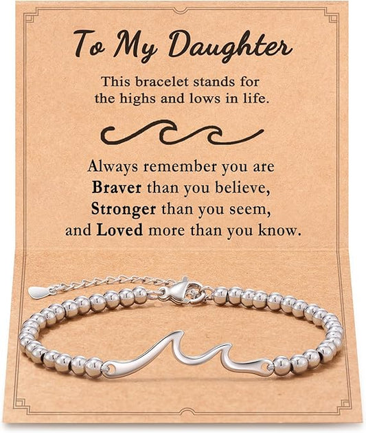 Your Awesome Life Tarsus Wave Bracelet for Daughter
