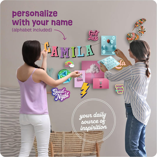 Pretty Me DIY Wall Collage Kit – 1000+ Piece Teen Girl Room Decor & Craft Gift Set