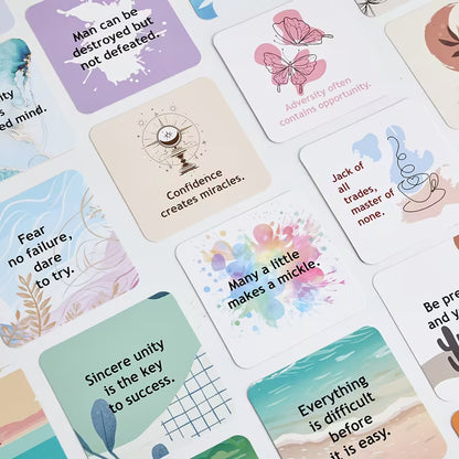 50 Motivational Affirmation Cards for Women | Daily Inspiration Set