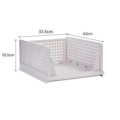 Stackable Plastic Drawer Organizer – Clear Closet Storage Bin