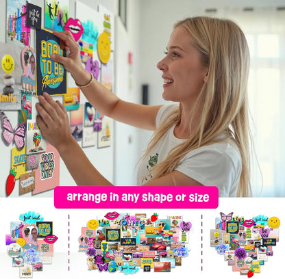 Your Awesome Life DIY Wall Collage Kit – 1000+ Piece Teen Girl Room Decor