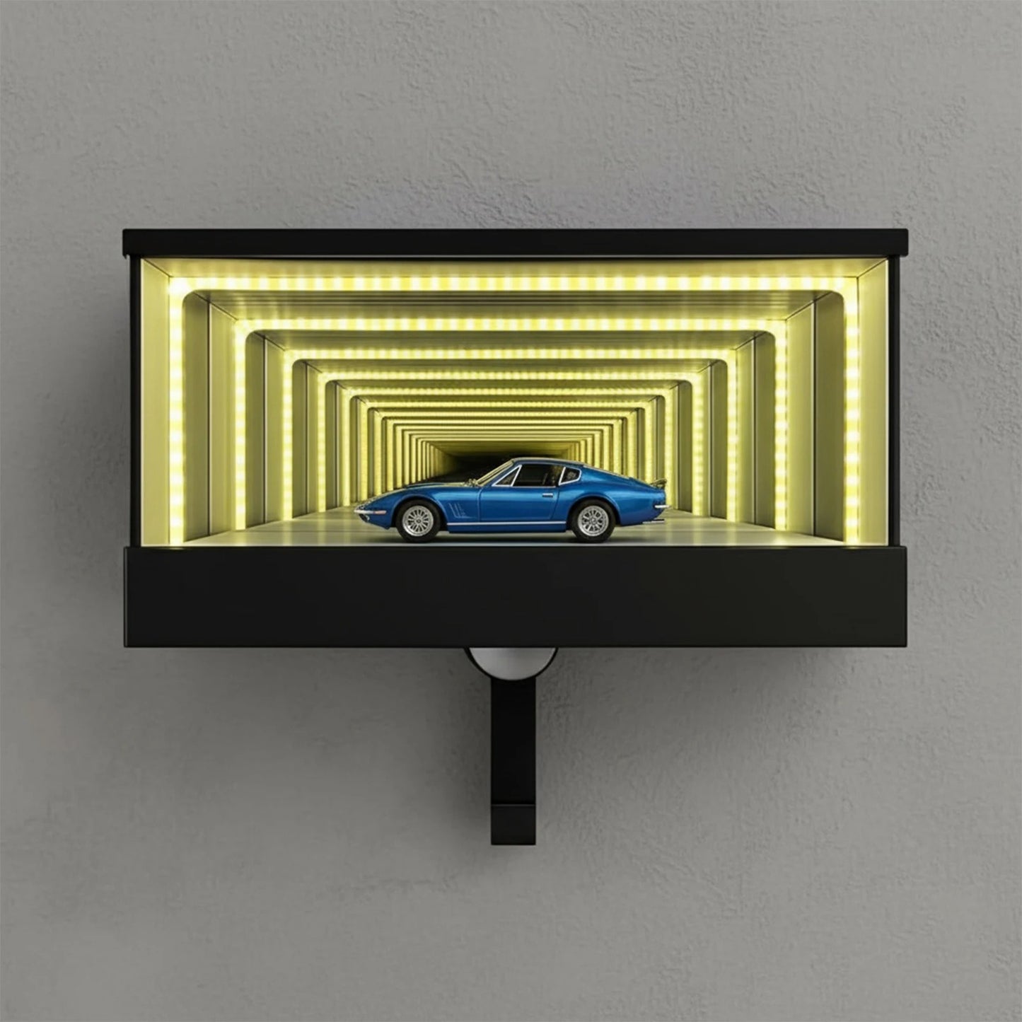 3D Printed Car Key Holder with LED Infinity Mirror