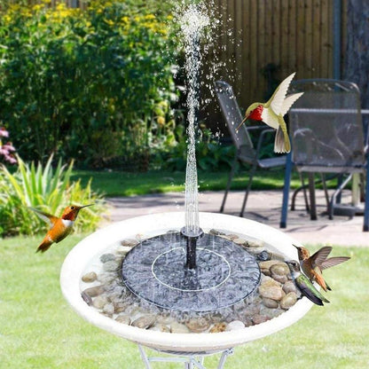Solar-powered water fountain for Garden Birdbath & Outdoor Pond
