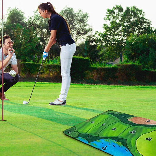 Portable Golf Chipping Game Set for Indoor Outdoor Family Fun