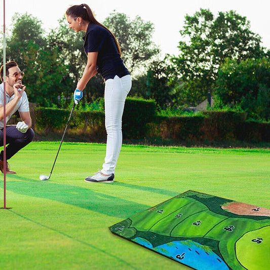 Portable Golf Chipping Game Set for Indoor Outdoor Family Fun
