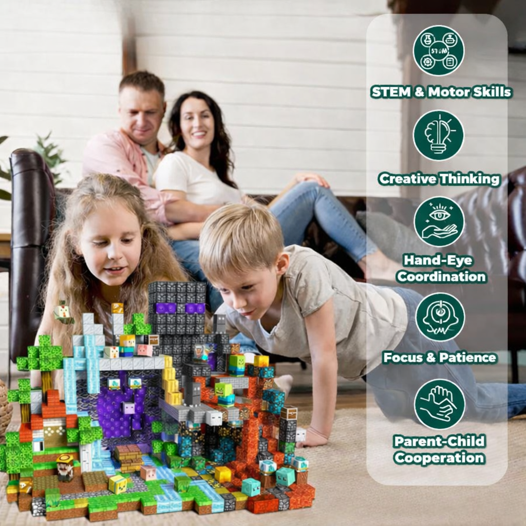 Magnetic Building Creative Block Set for Children